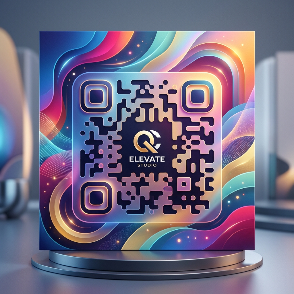 Aesthetic QR Mockup